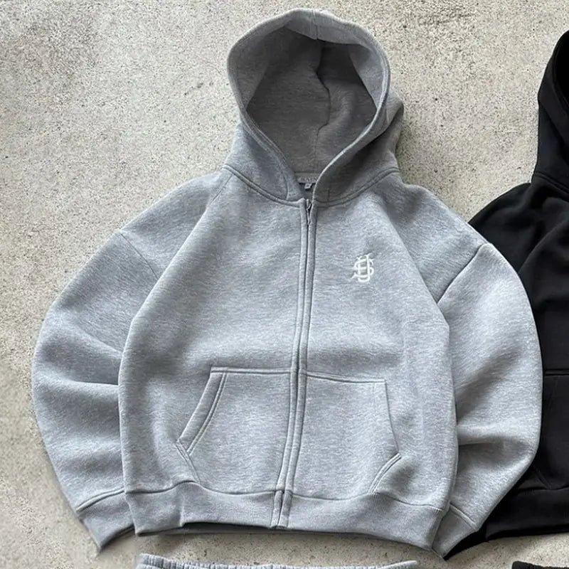 Casual Zip-Up Cardigan for Women