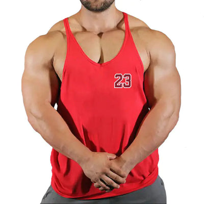 Men's Breathable Cotton Gym Training Vest