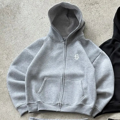 Casual Zip-Up Cardigan for Women