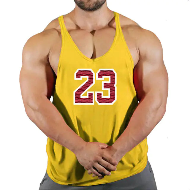 Men's Breathable Cotton Gym Training Vest