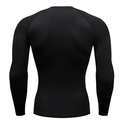 Men Running Compression T-Shirt Long Sleeves Sport Tees Gym Fitness Sweatshirt Male Jogging Tracksuit Homme Athletic Shirt Tops
