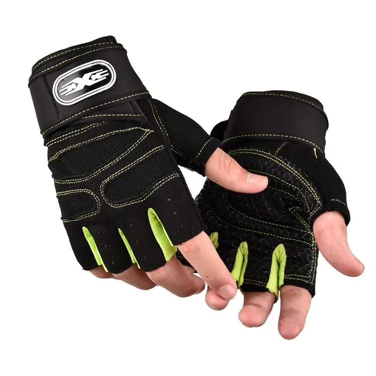 Gym Gloves for Weightlifting and Running - Palm Protection