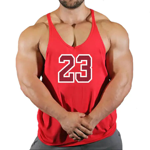 Men's Breathable Cotton Gym Training Vest
