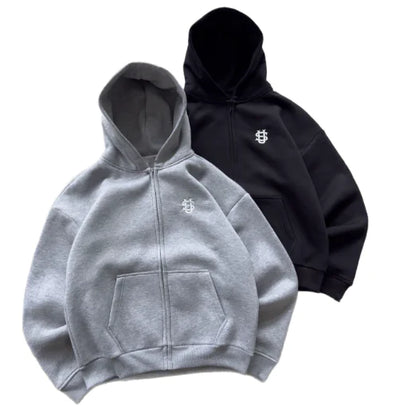 Casual Zip-Up Cardigan for Women