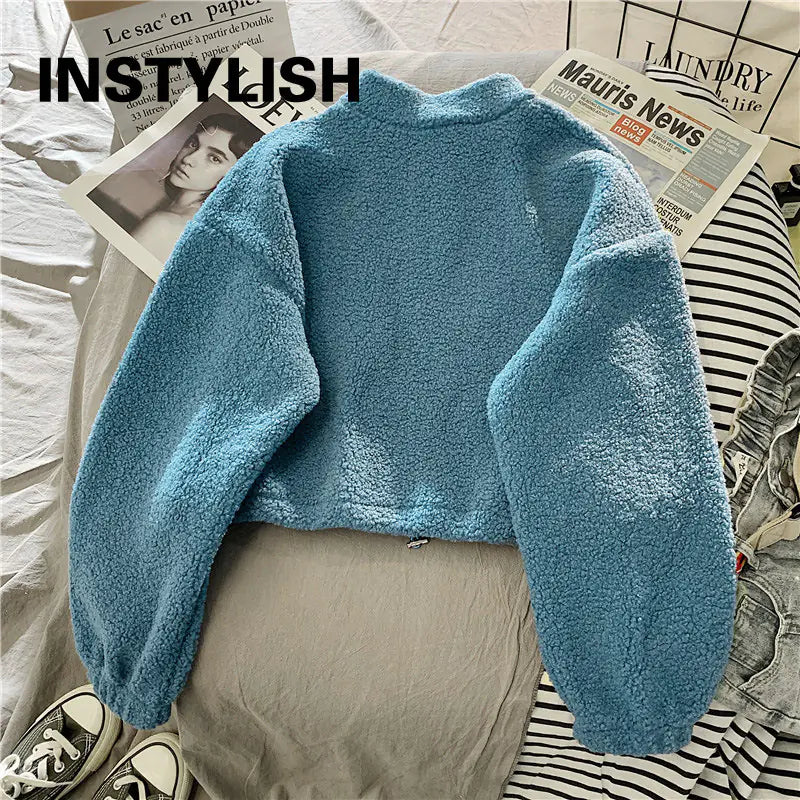 Women's Hooded Fleece Pullover with Embroidery