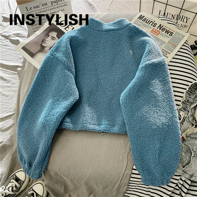 Women's Hooded Fleece Pullover with Embroidery