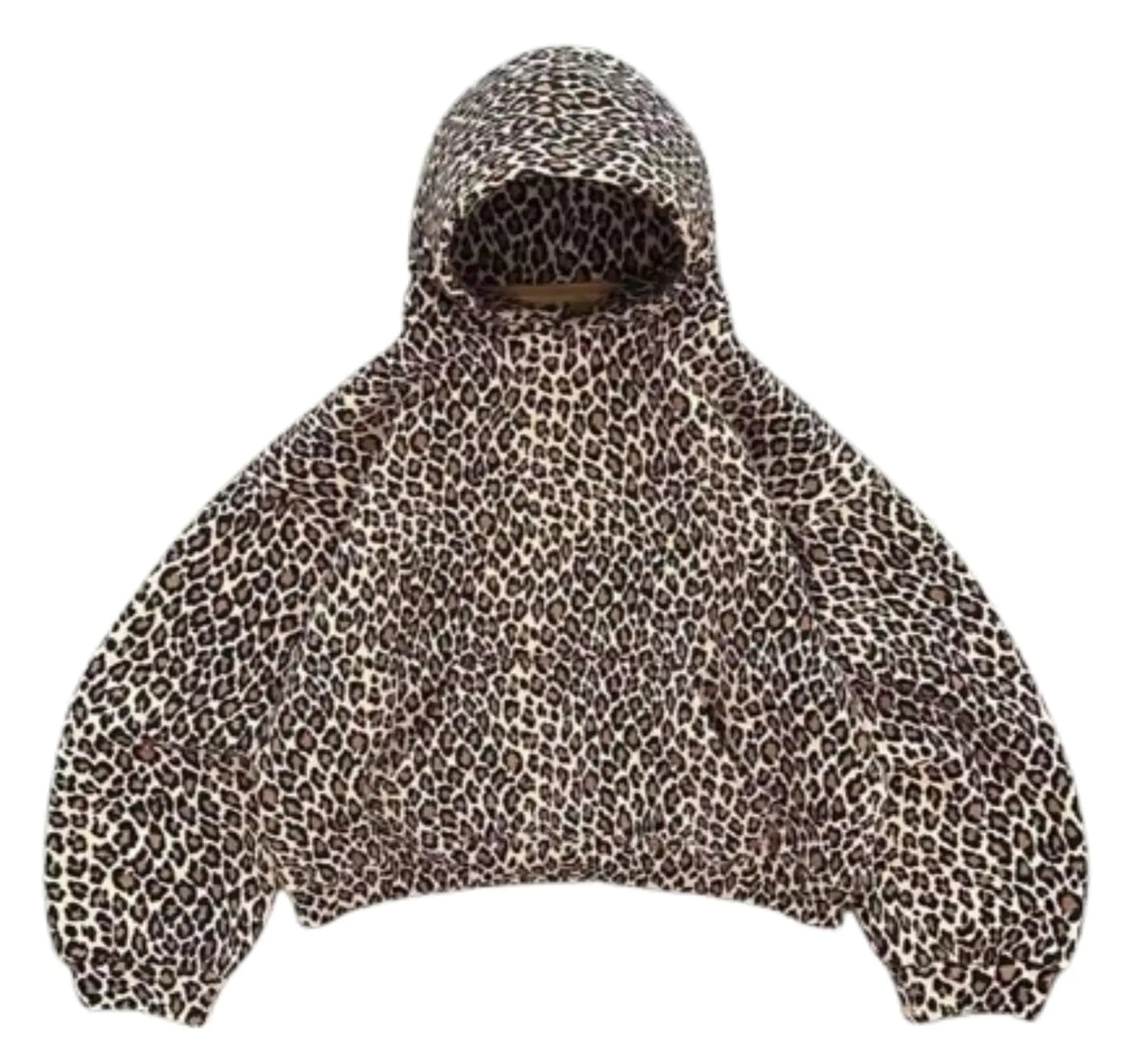VCM Oversized Leopard Print Hoodie Cheetah Print Hoodies Y2k Camo Hoodies Pullover Sweatshirt Hooded Y2k Graphic Hoodies (LeopardXLX-Large)